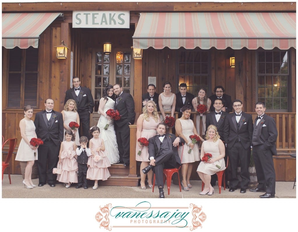 vintage bridal party location