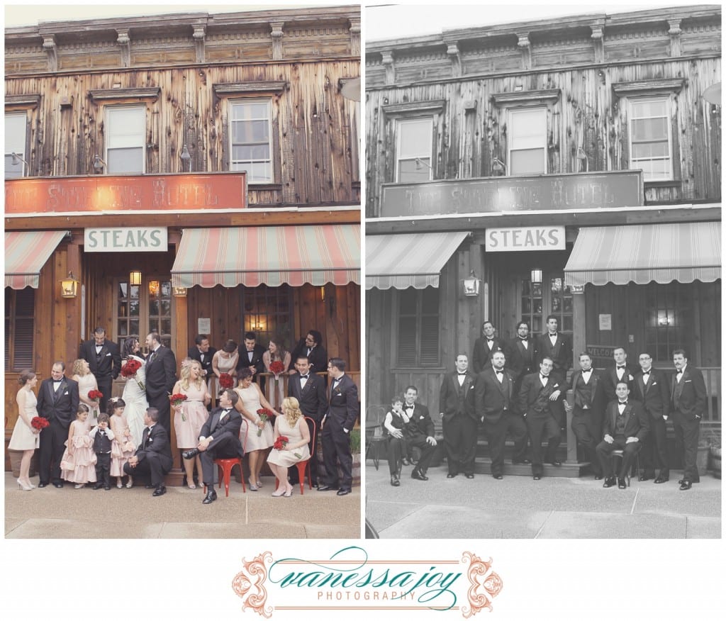 vintage bridal party photos