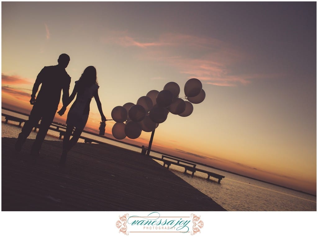 beach engagement photos