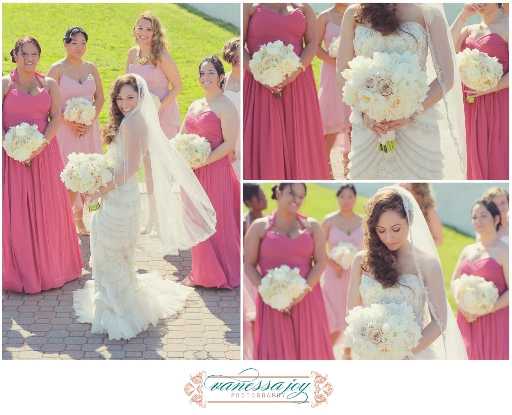 pink bridesmaid dresses