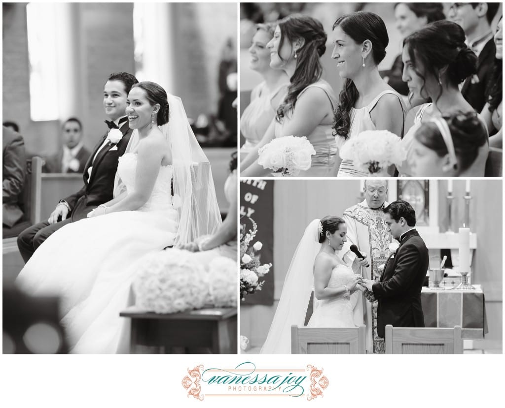 black and white wedding photos