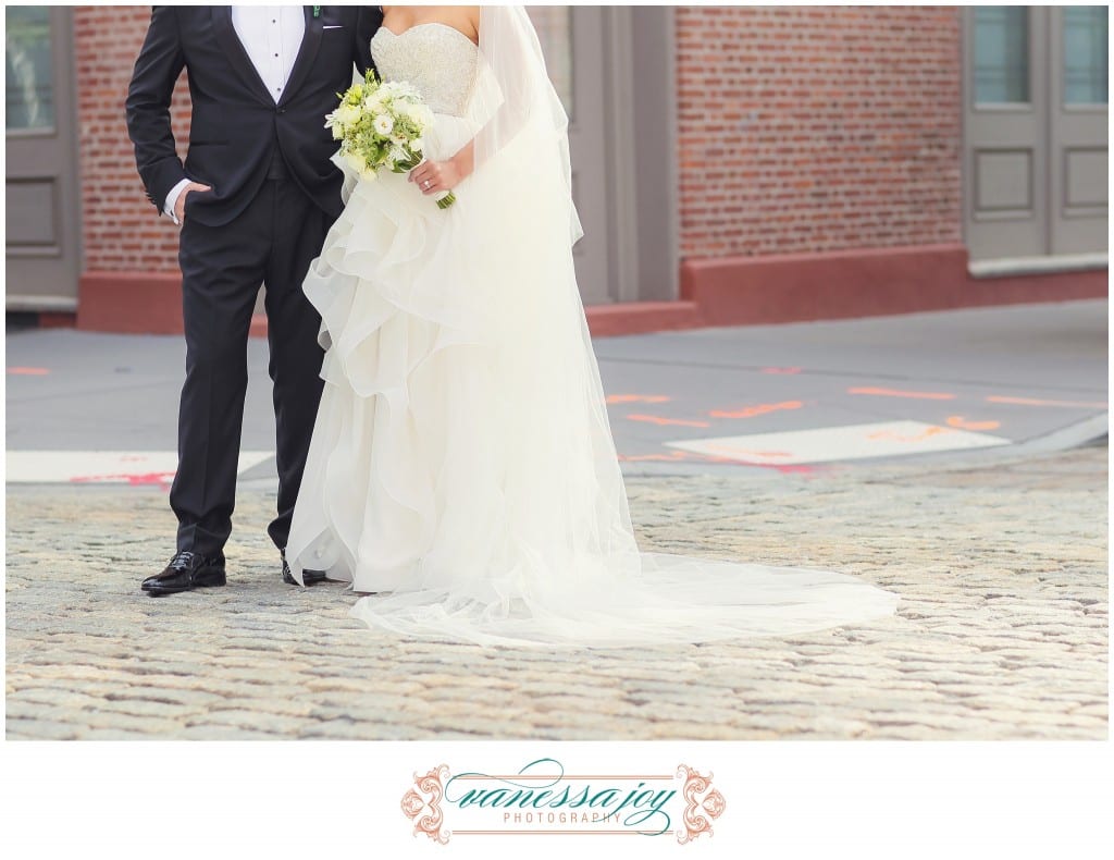 Cobblestone wedding photos