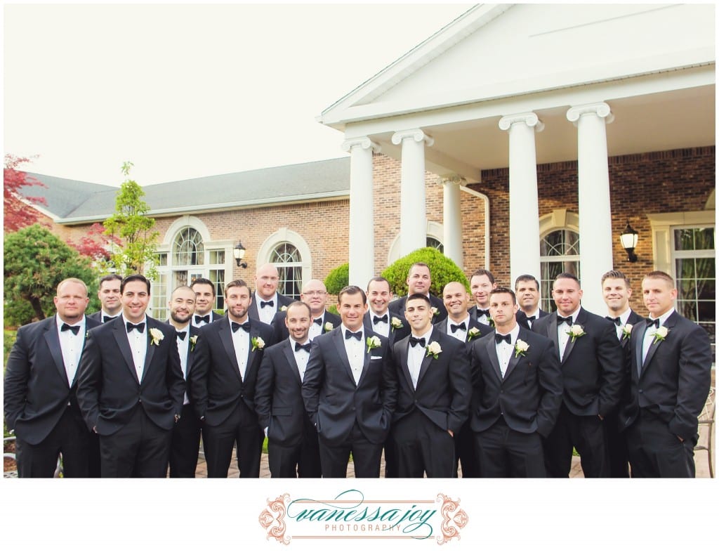 Large bridal party photos