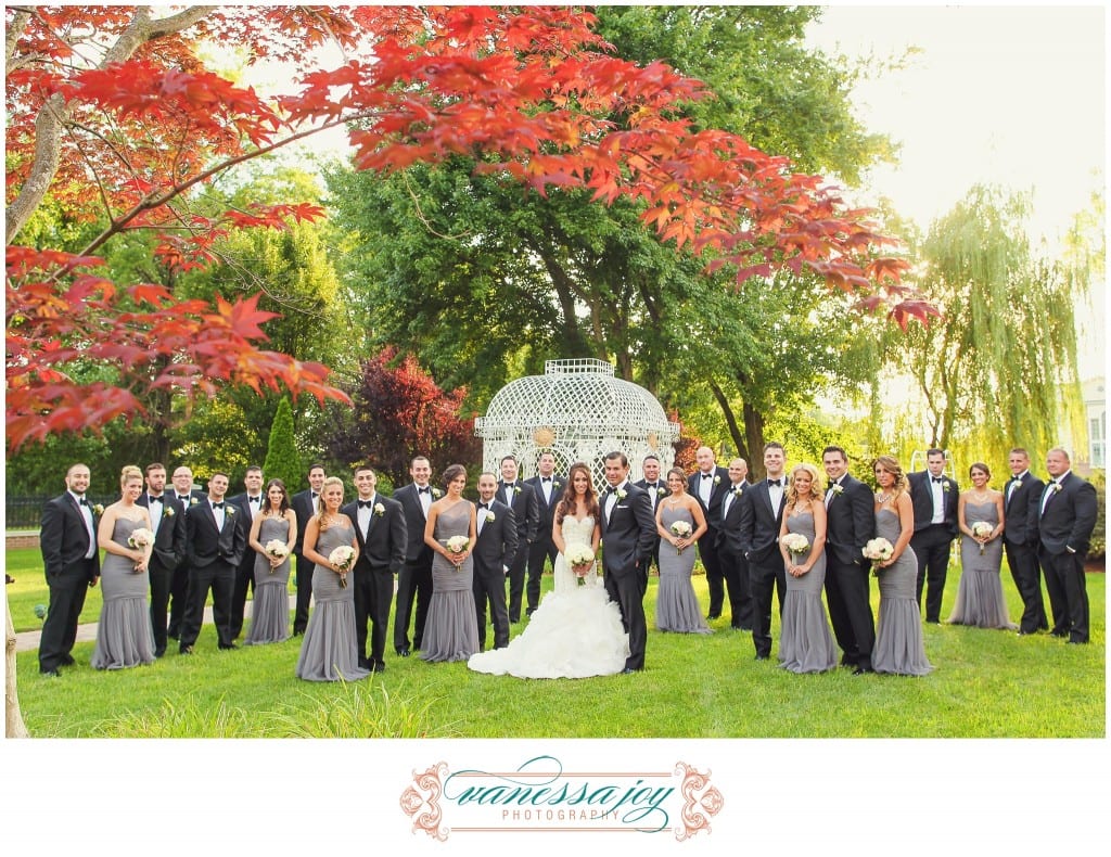 large bridal party photos