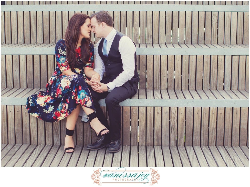 South street seaport engagement photos