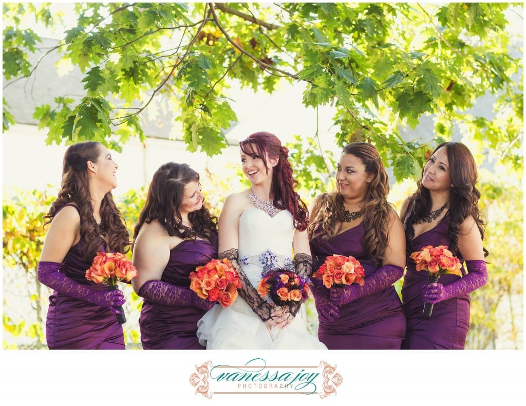 purple bridesmaid dresses