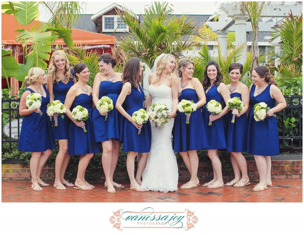 blue bridesmaid dresses