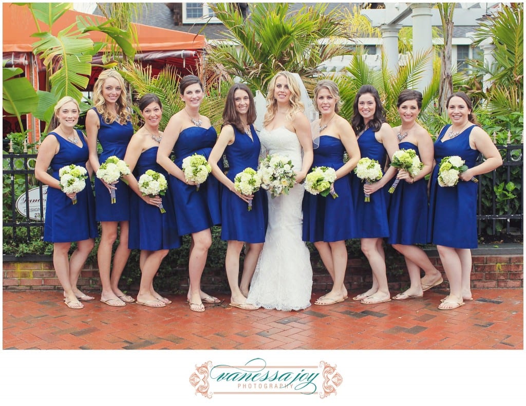 blue bridesmaid dresses