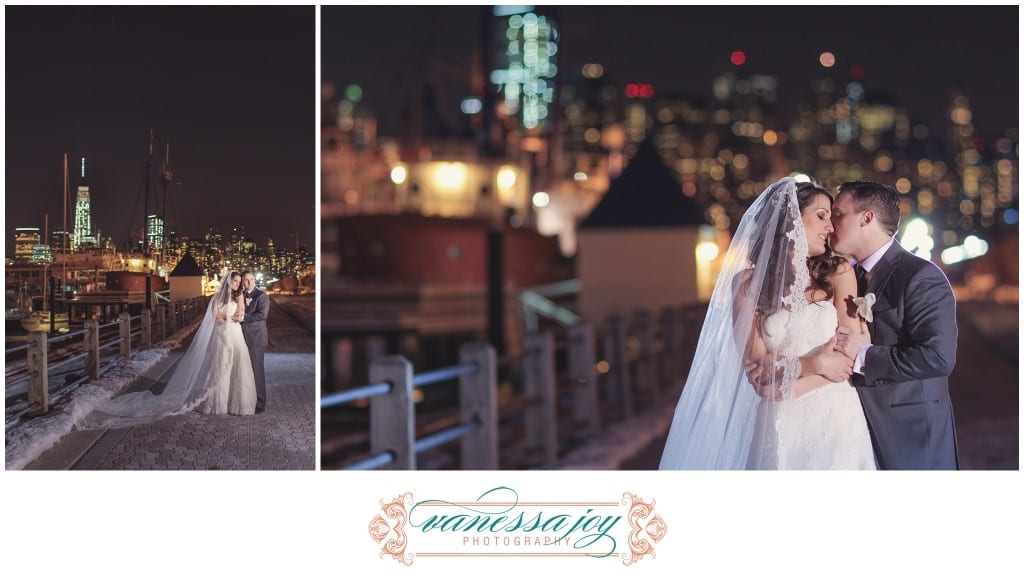 Maritime Parc, outdoor, night, New York skyline