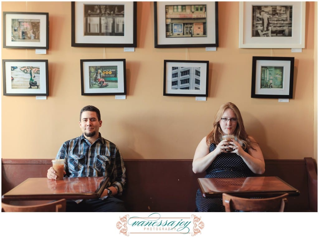 keyport engagement photos, espresso joes