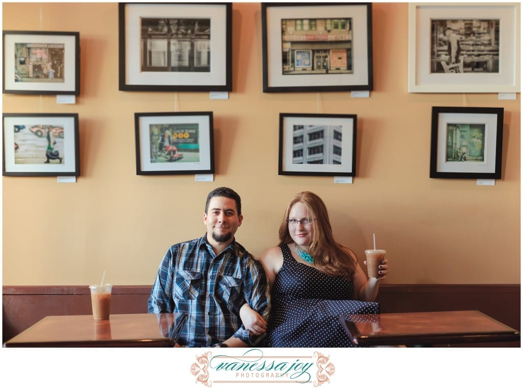 keyport engagement photos, espresso joes