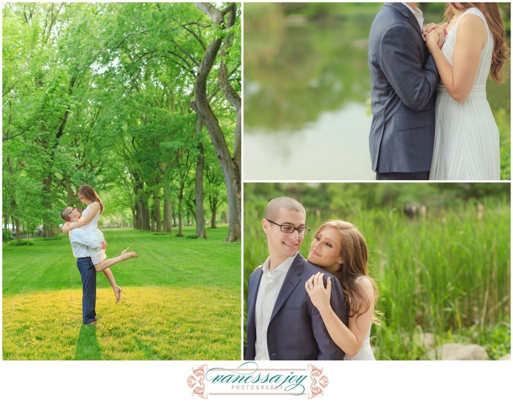 central park engagement photos