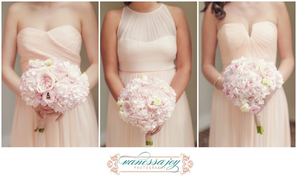 hydrangea bridesmaid bouqet