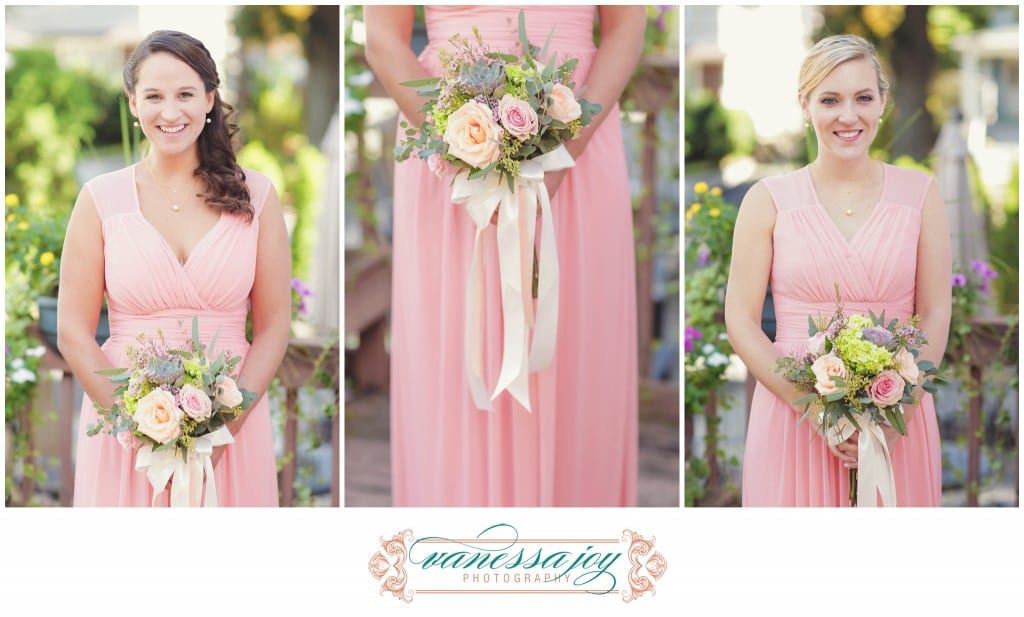 pink bridesmaid dresses