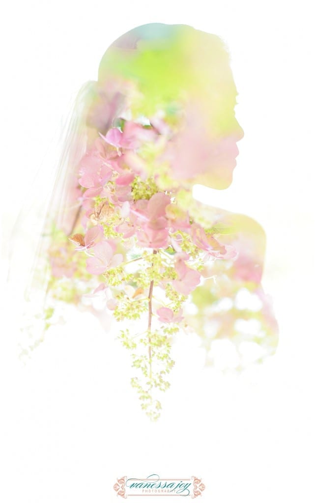 double exposure wedding photos