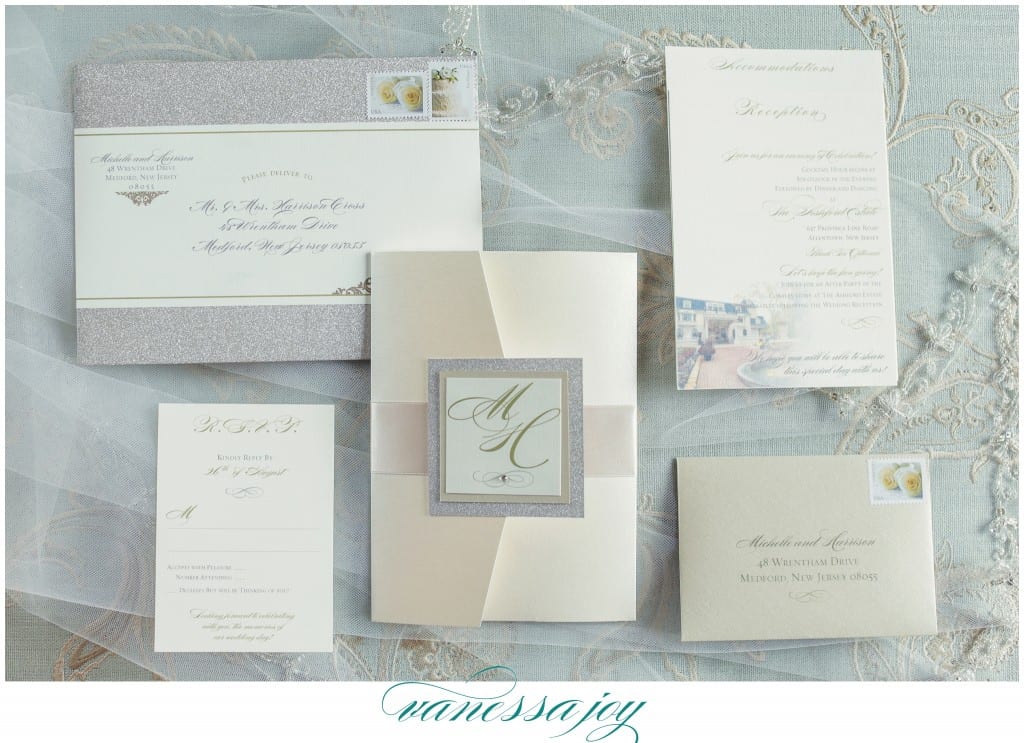 nj jersey wedding, Stephanie Somodi invitations