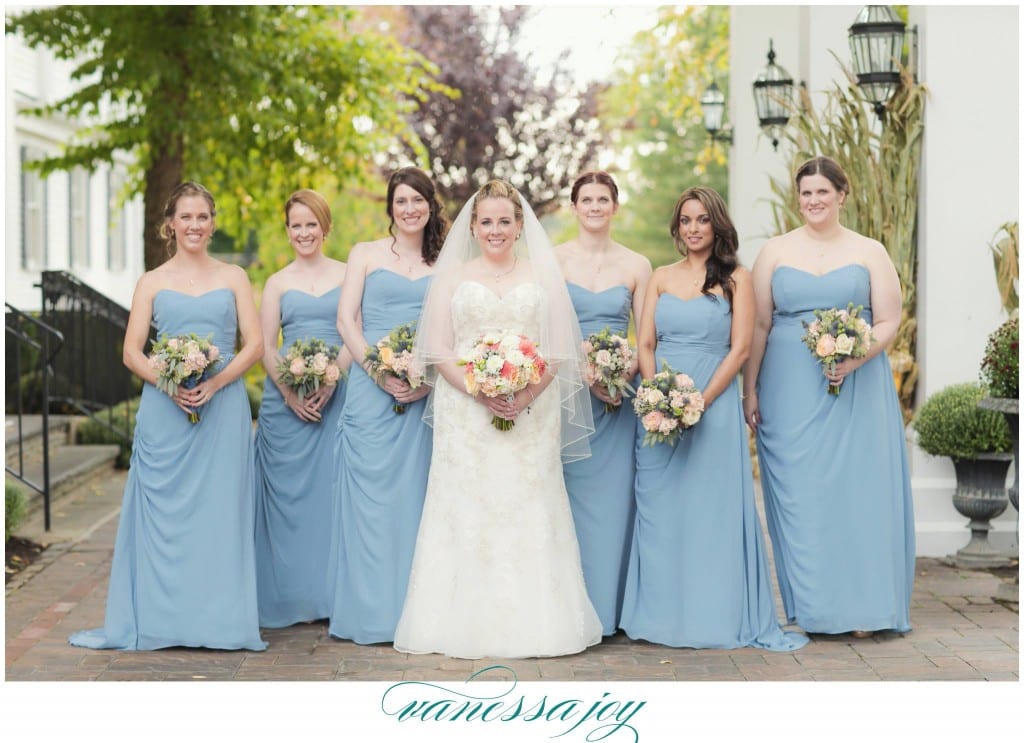 light blue bridesmaid dresses