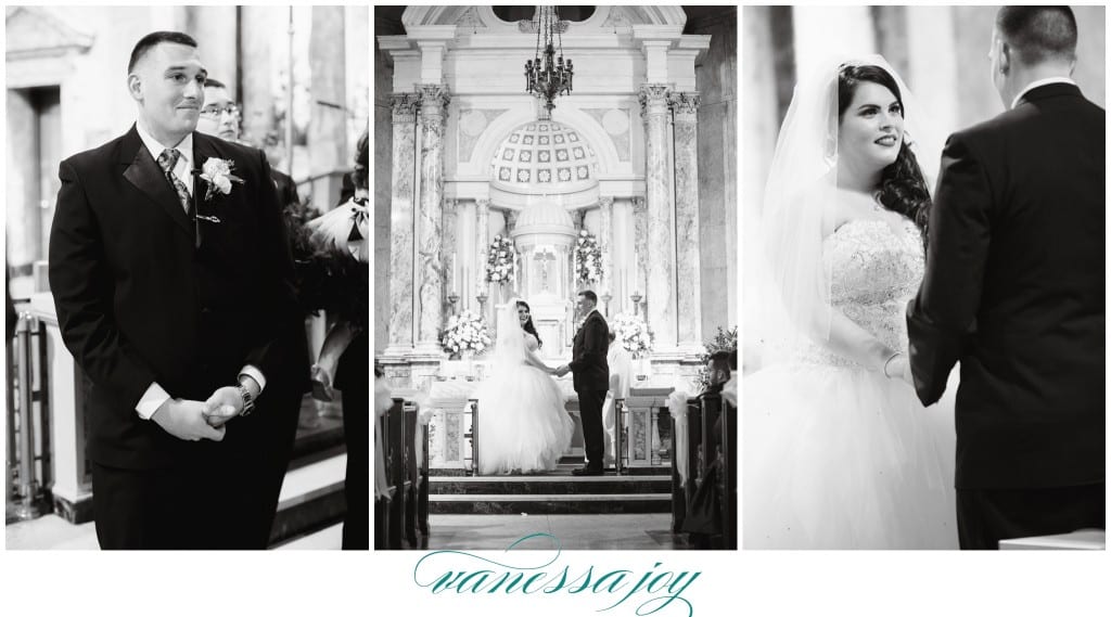 black and white wedding photos