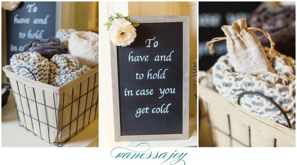 rustic winter wedding