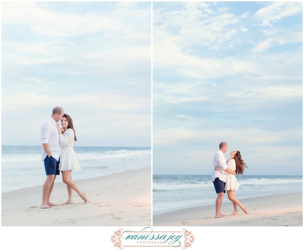 NJ beach engagement photos