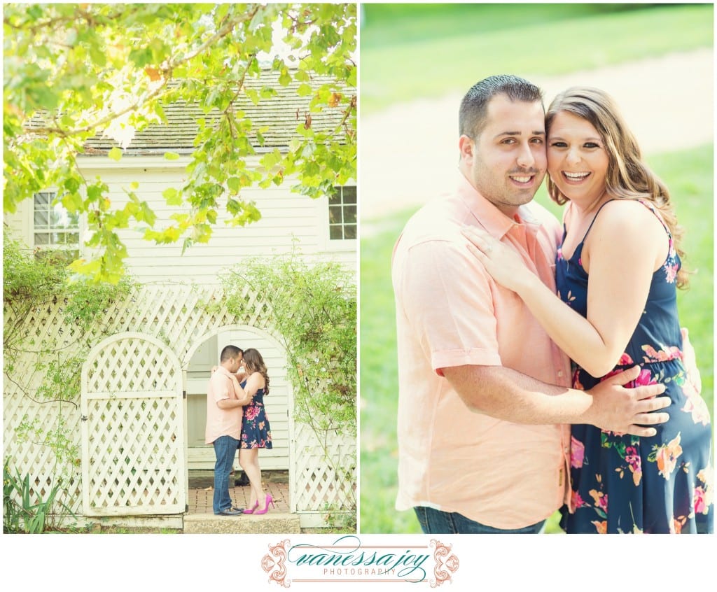 rustic chic engagement photos