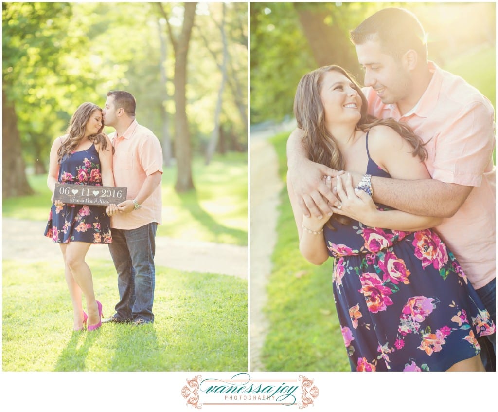 rustic chic engagement photos