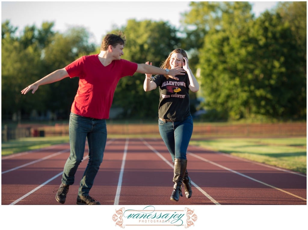 allentown engagement photos, allentown highschool