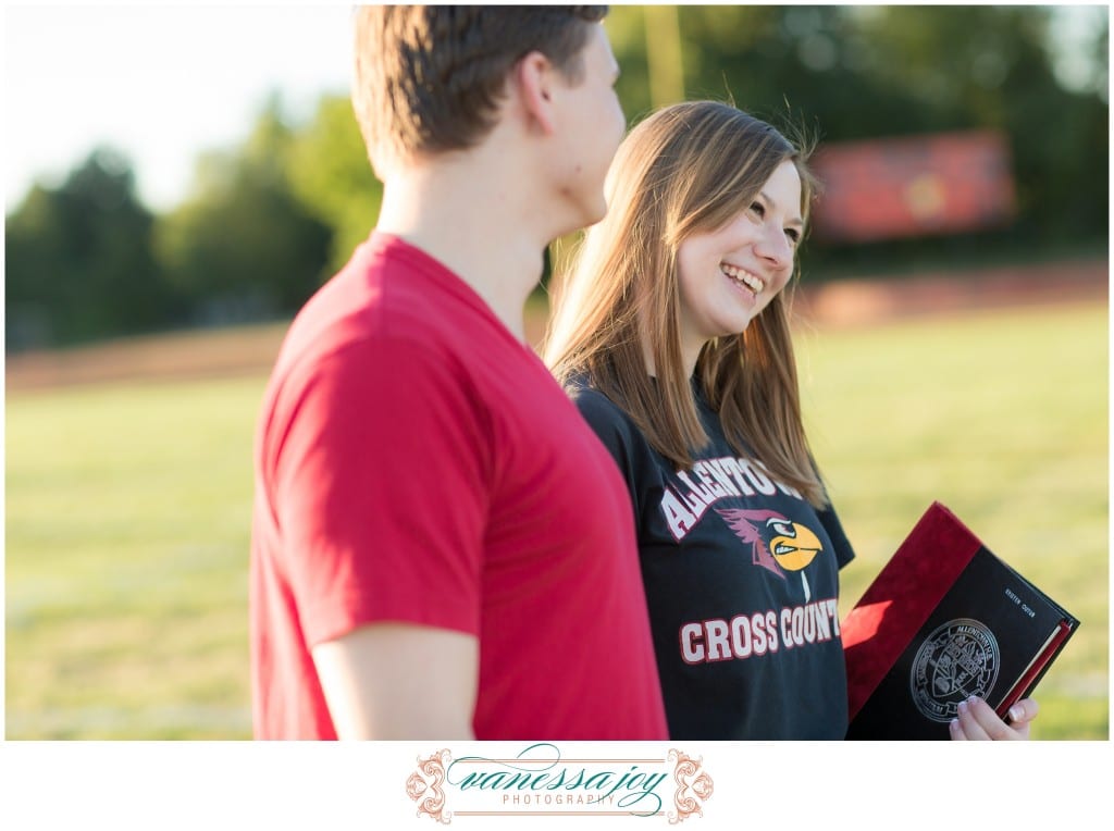 allentown engagement photos, allentown highschool