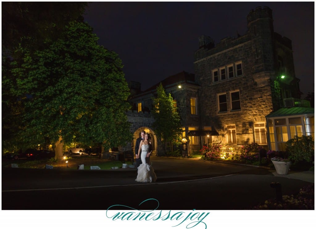 tarrytown estate wedding, night wedding photos