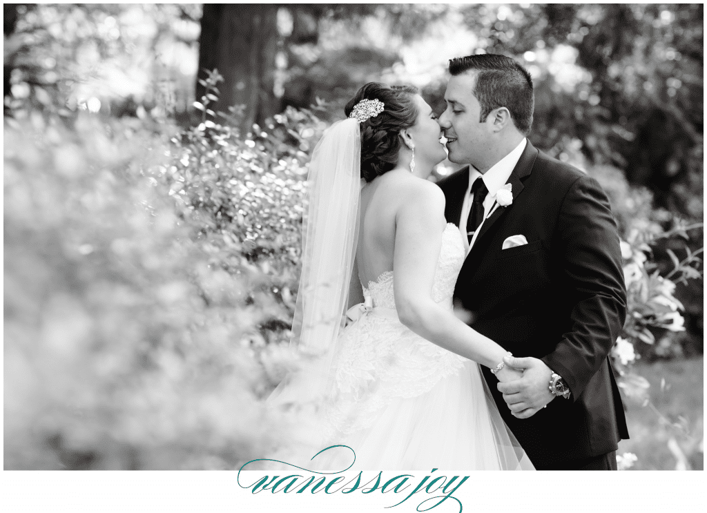 black and white photos, NJ wedding