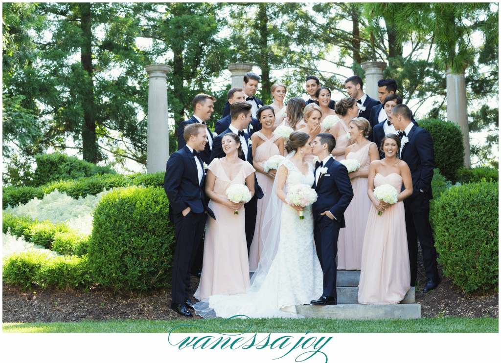 large bridal party photos