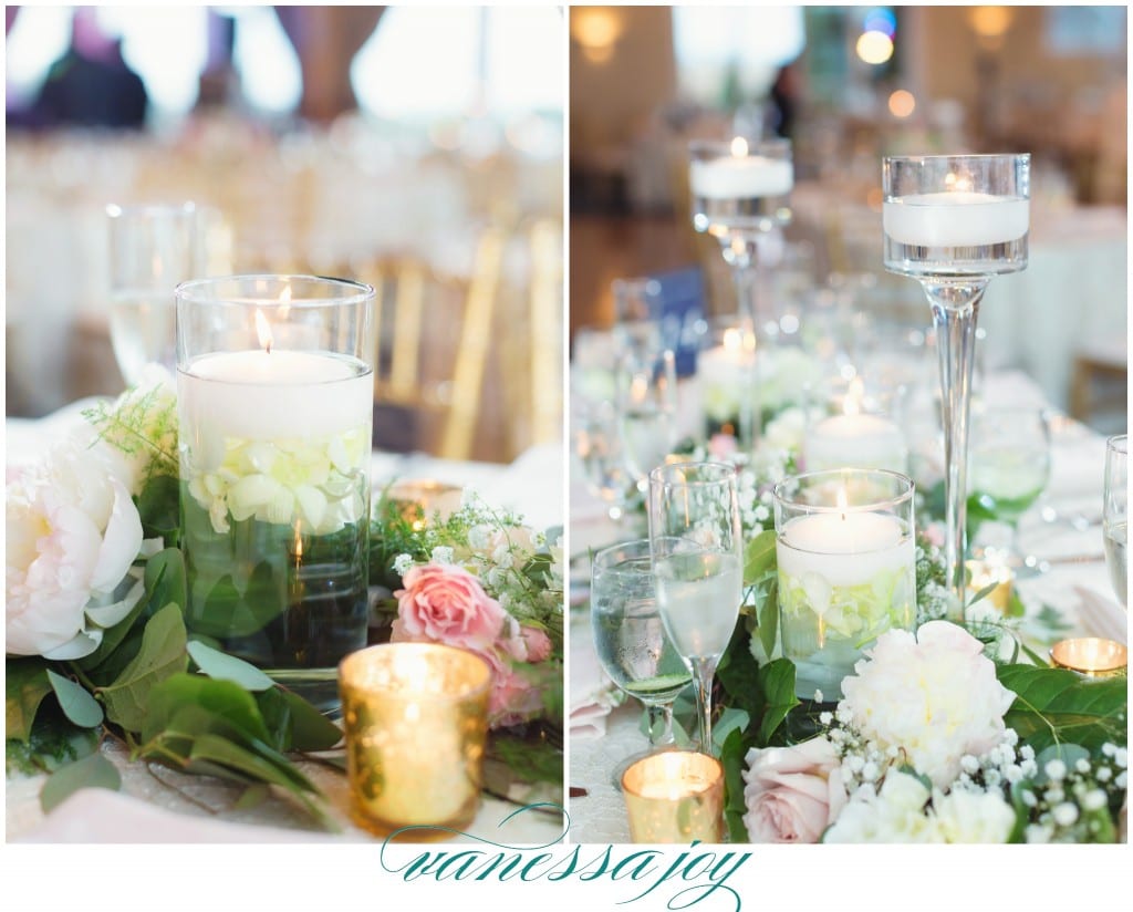 reception table, reception details 