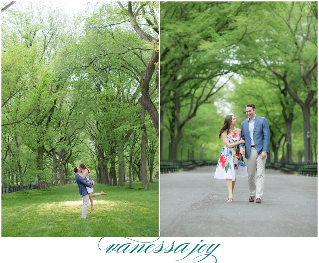 Central park engagement session