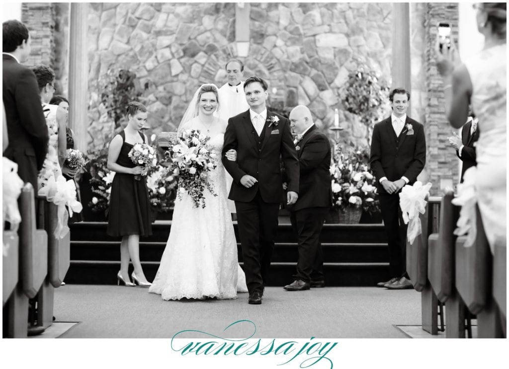 black and white wedding photos