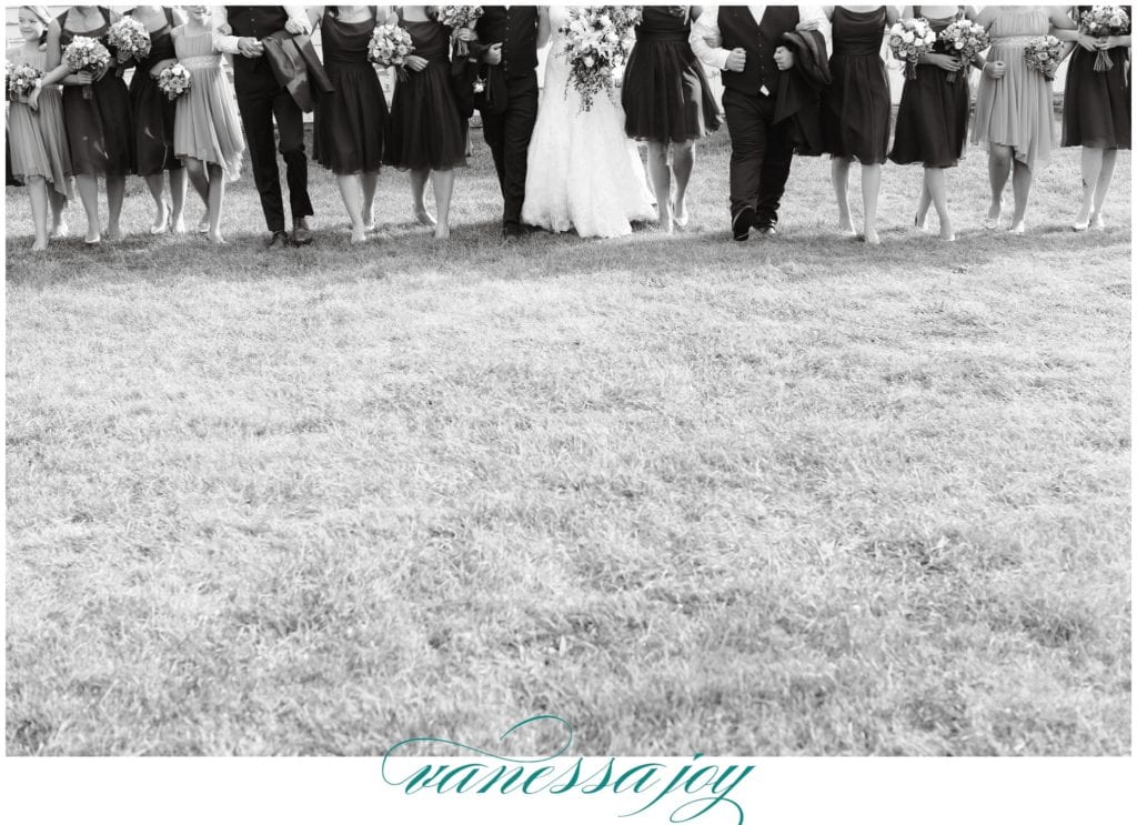 large bridal party photos