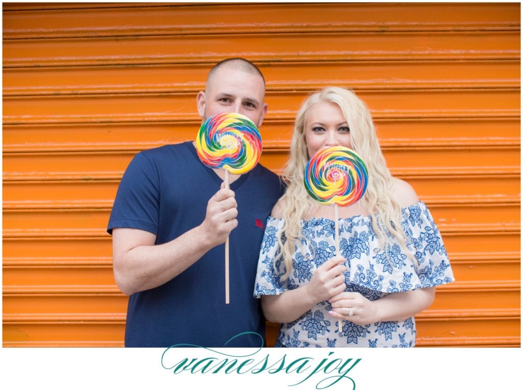 coney island engagement photos