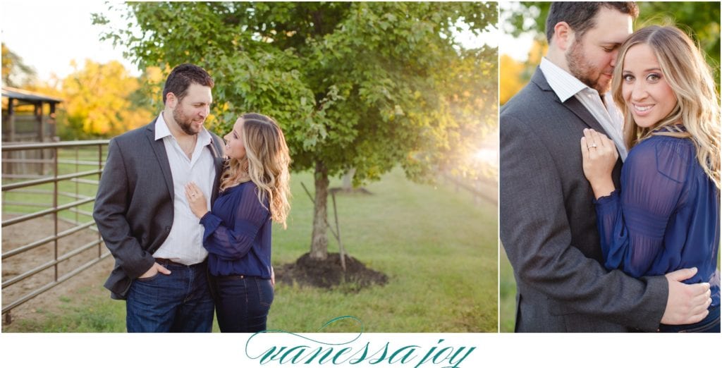 horse farm engagement photos, bordentown engagement photos