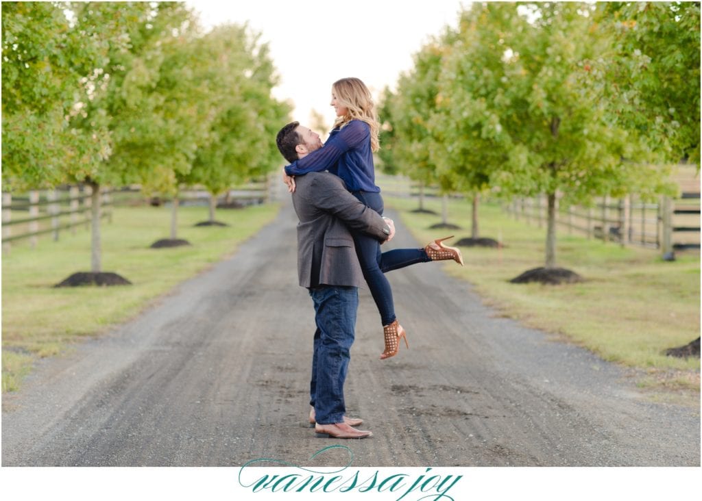 rustic farm engagement