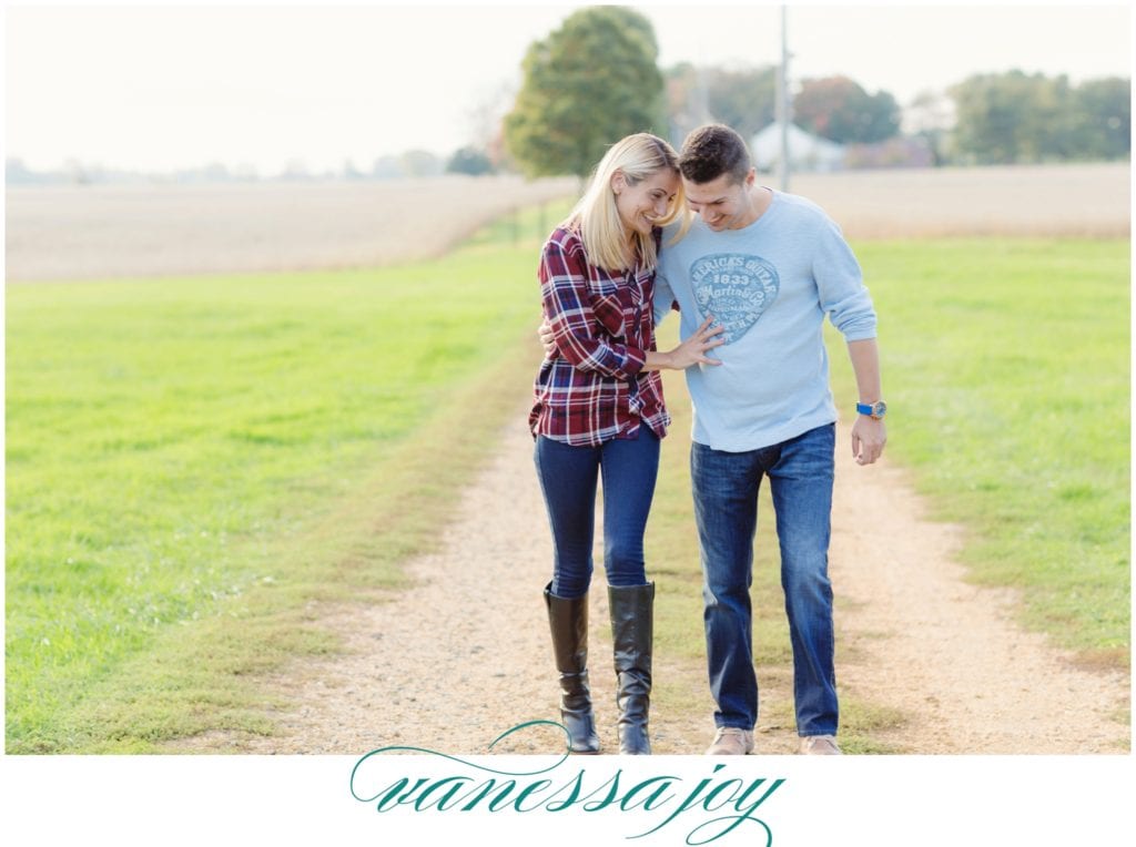 rustic engagement photos