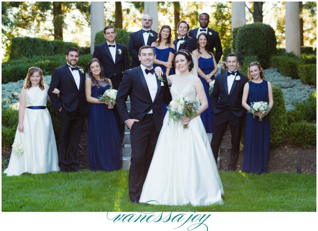 navy blue  bridal parties