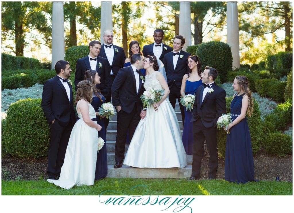 bridal party photos at ashford estate