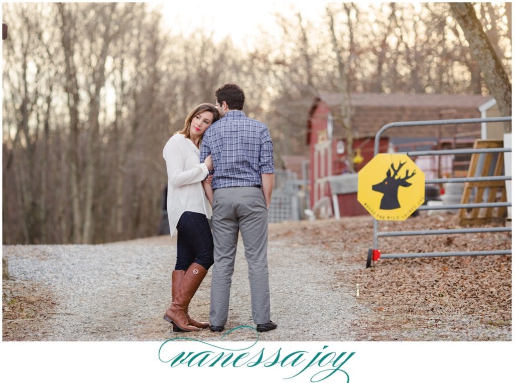 rustic engagement photos 