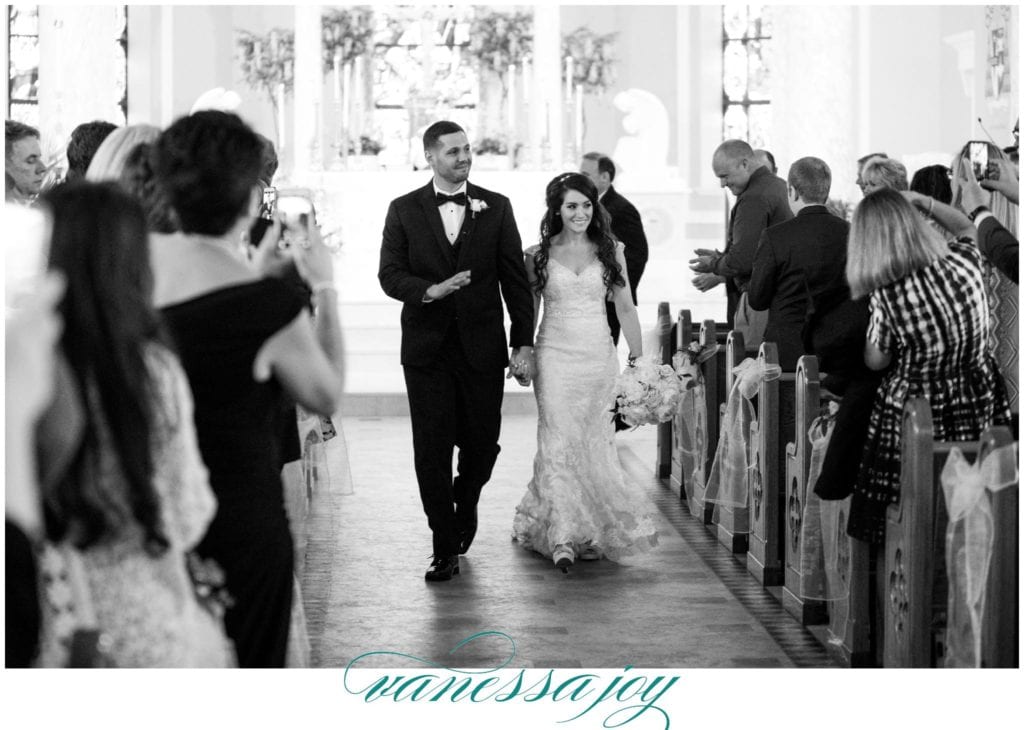 black and white wedding photos