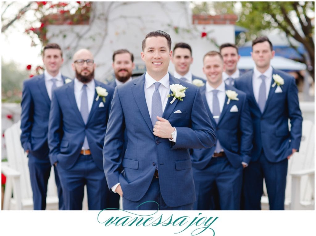 Arizona Blue Suit Groomsmen 