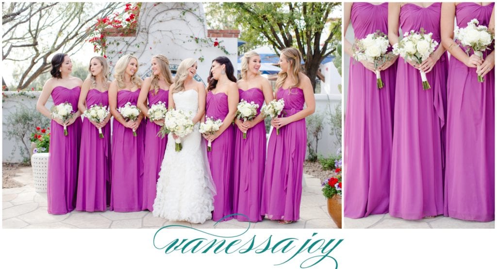 Fuschia Bridesmaids Dress