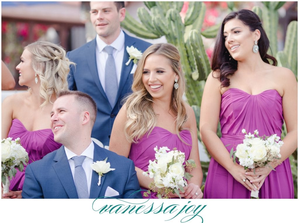 Fuschia and Cactus Bridal Party 