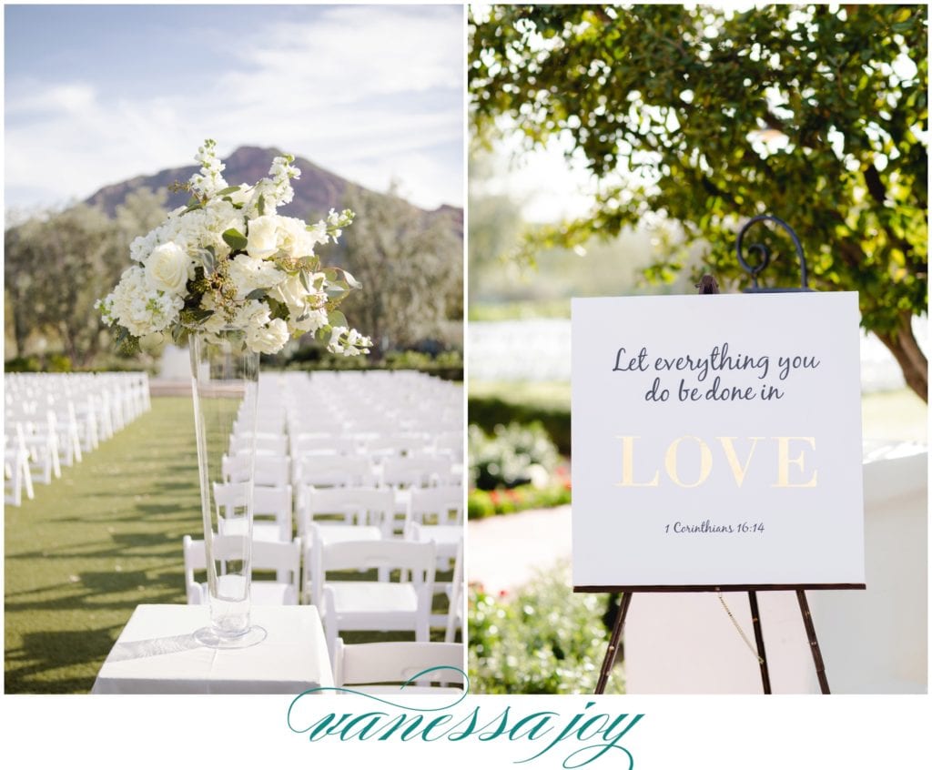 Romantic Arizona Wedding Details 