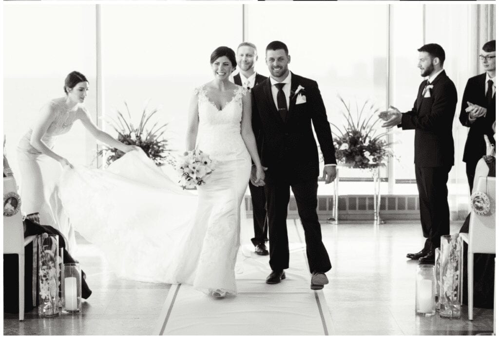 one atlantic wedding, black and white wedding photos