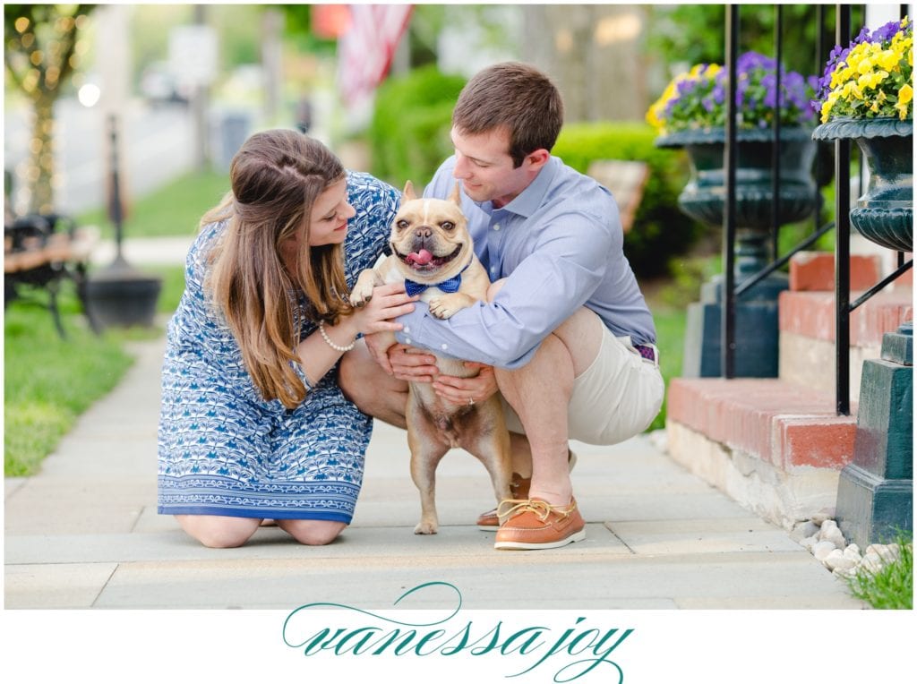 French Bull Dog Engagement Photos