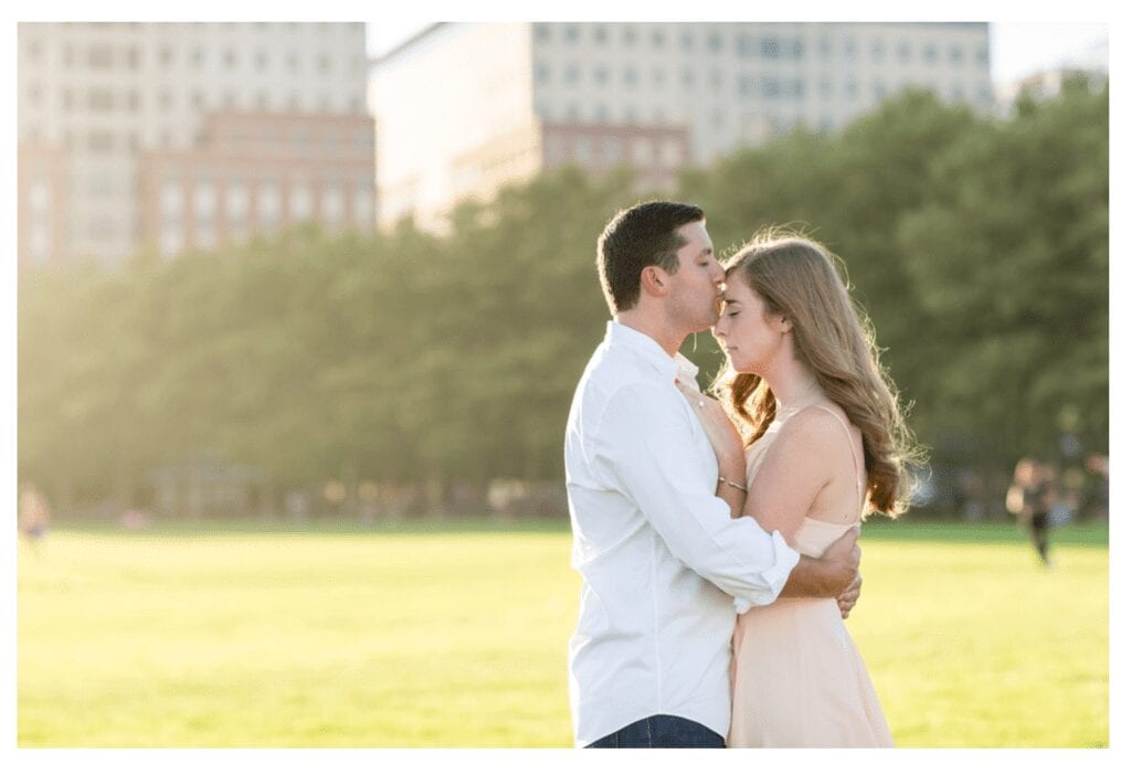 Hoboken proposal story, engagement photos in Hoboken